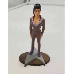VTG 1992 Star Trek Next Generation Deanna Troi 4" Vinyl Figure Hamilton Gifts